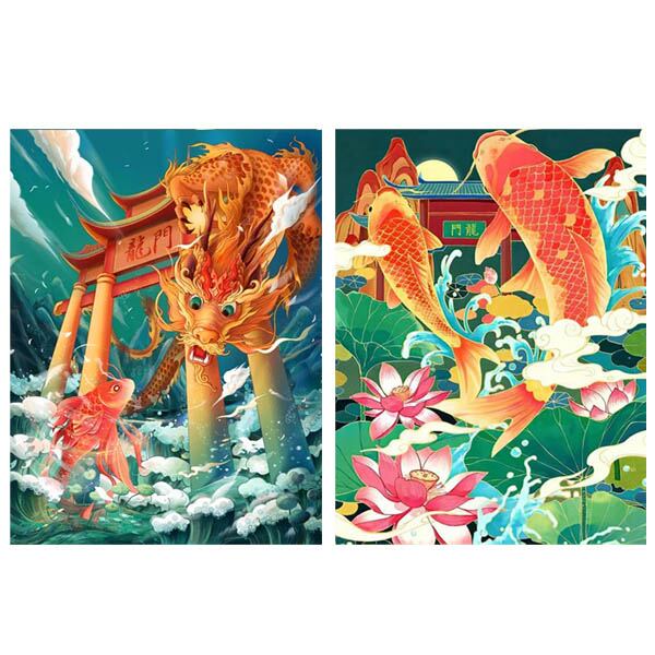 中級 フル ダイヤモンドアート キット ビーズ刺繍 錦恋 ドラゴン 龍 中級 フル ダイヤモンドアート キット ビーズ刺繍 錦恋 ドラゴン 龍