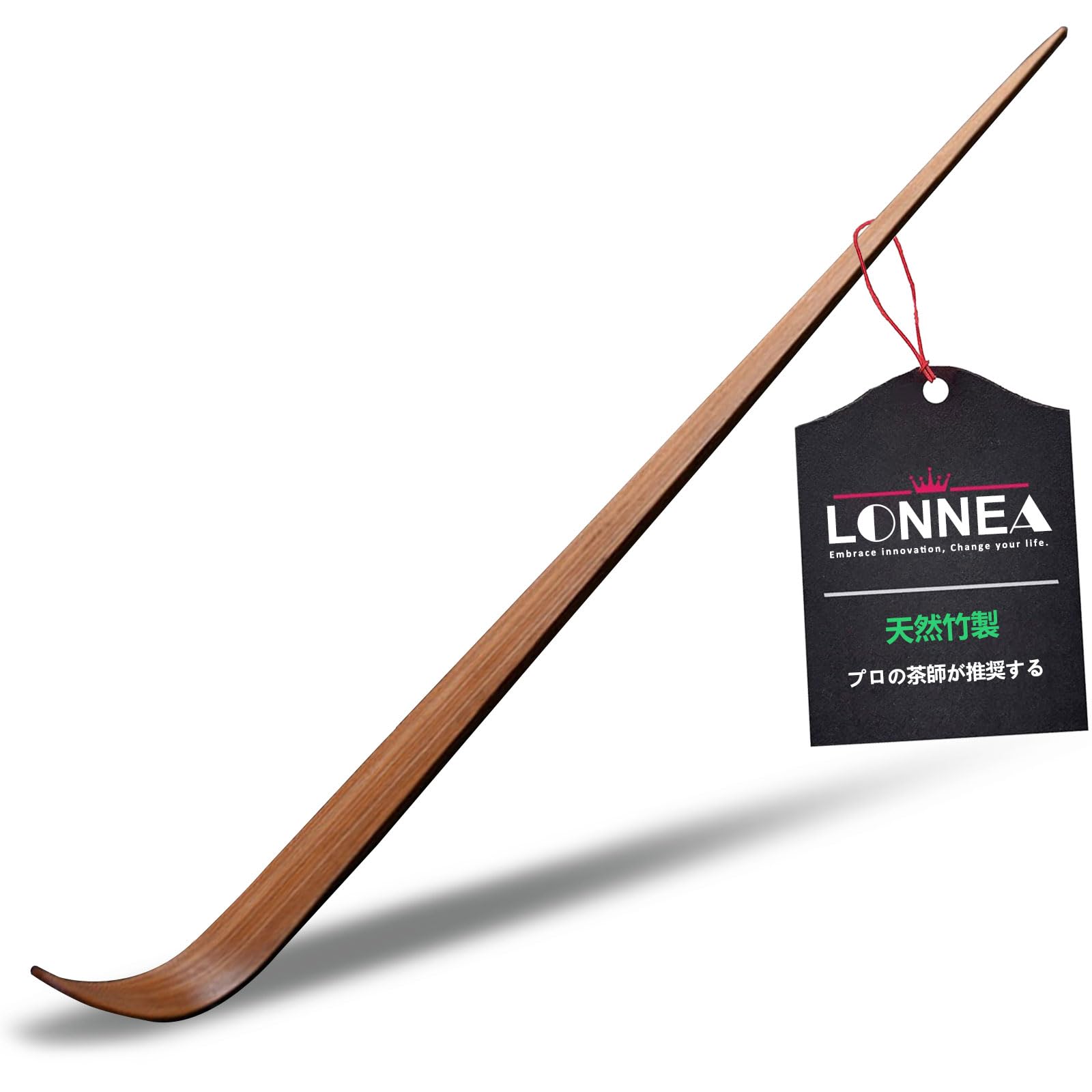 【在庫のみ】LONNEA 茶杓 ちゃしゃく 炭化 竹製 茶道具 竹茶杓 ティースプーン 抹茶 粉末 スクープ 天然竹製 茶器 抹茶スクープ 茶道 アクセサリー(茶杓-茶色-1個)