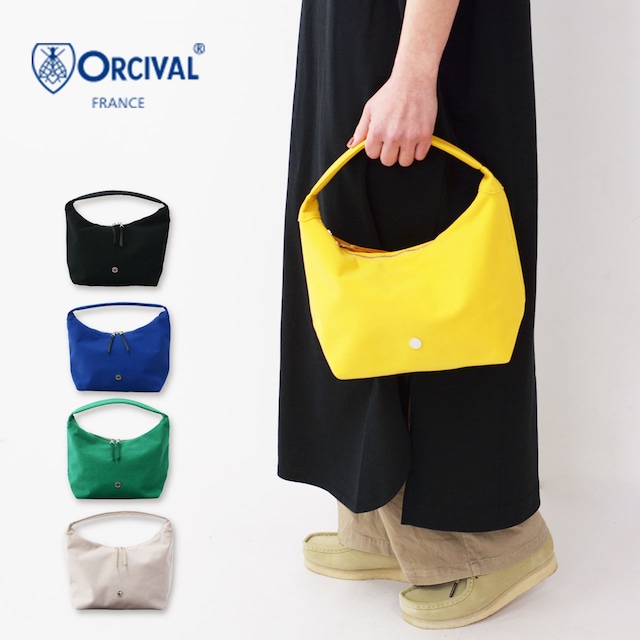 ORCIVAL[オーチバル・オーシバル] ACRYL COTTON HANDBAG SMALL [OR-H0292HBT] アクリルコットンハンドバッグ  スモール・ハンドバッグ・コットンバッグ・コットンハンドバッグ・アクリルコットン・MEN'S / LADY'S [2024SS]