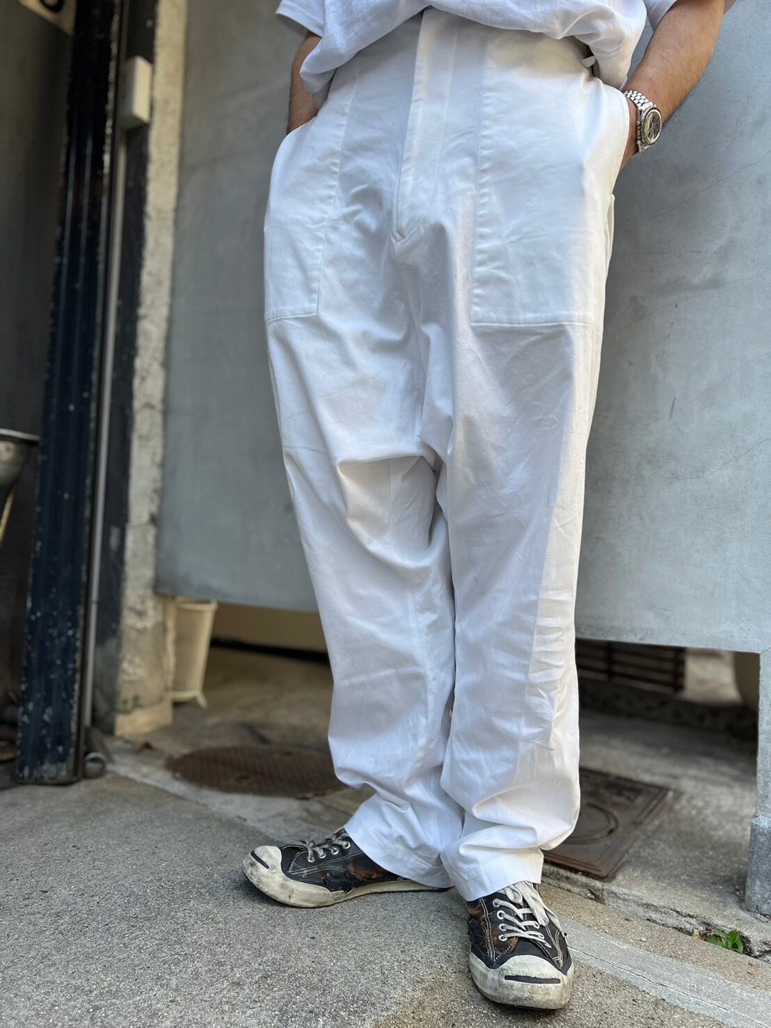 YOHJI YAMAMOTO POUR HOMME SAROUEL PANTS | BOW & ARROW WEB STORE