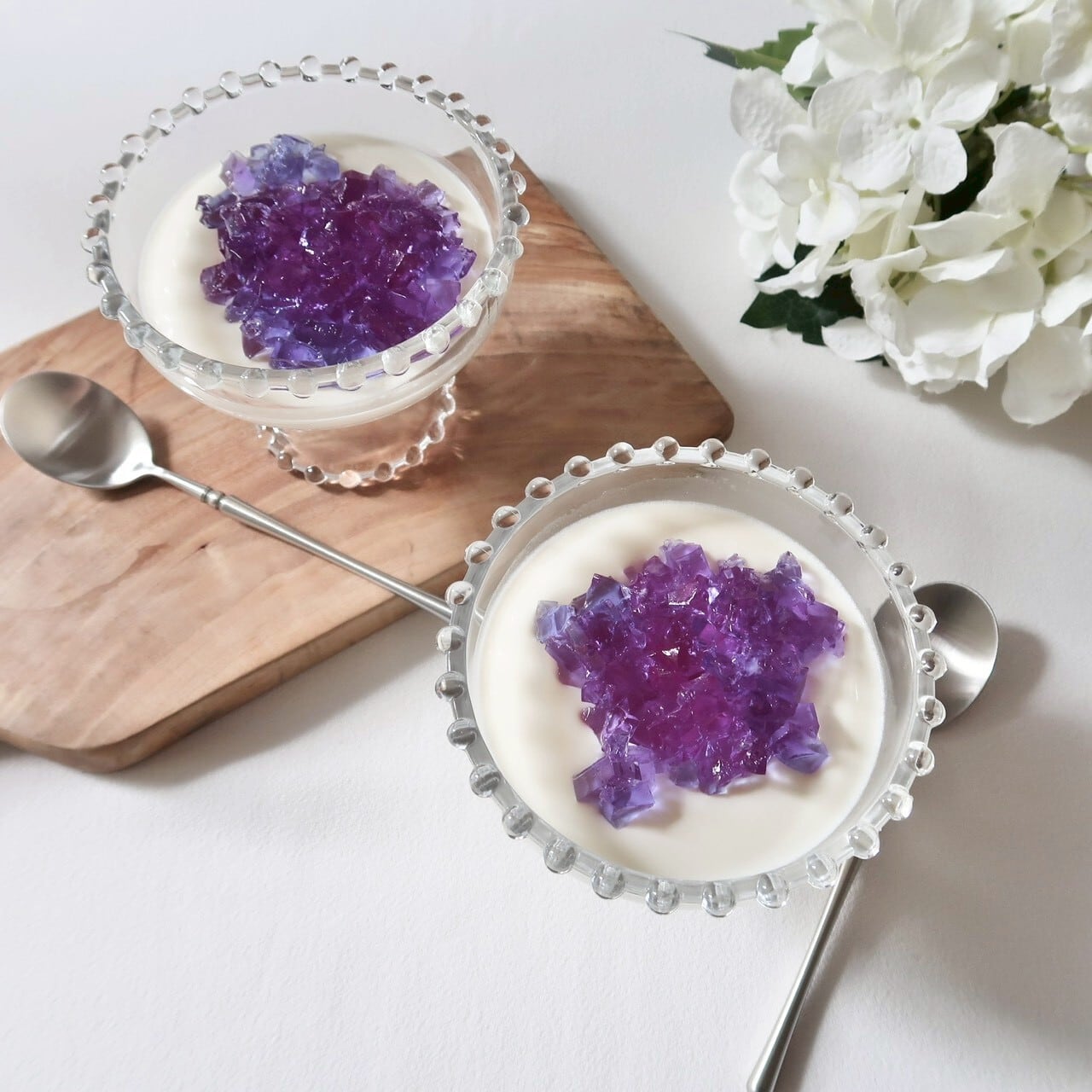 Glass compote / クリアドッド ガラスコンポート | BONNE CHANCE