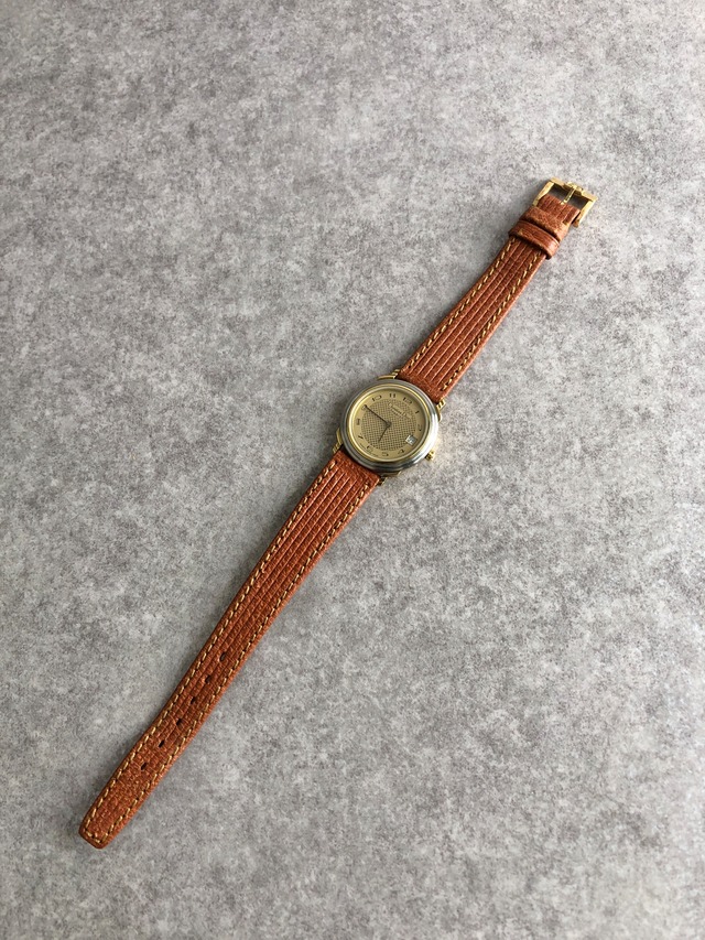 Christian Dior クリスチャン ディオール 腕時計 ブラウン レザー クウォーツ 48.12.02 vintage ヴィンテージ オールド 6ytb8u