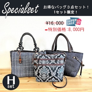 数量限定！【Specialset】バッグ３点セット (H)