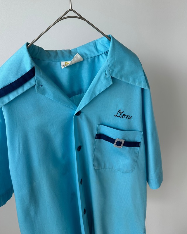 -King Louie-vintage 70s M bowling shirt
