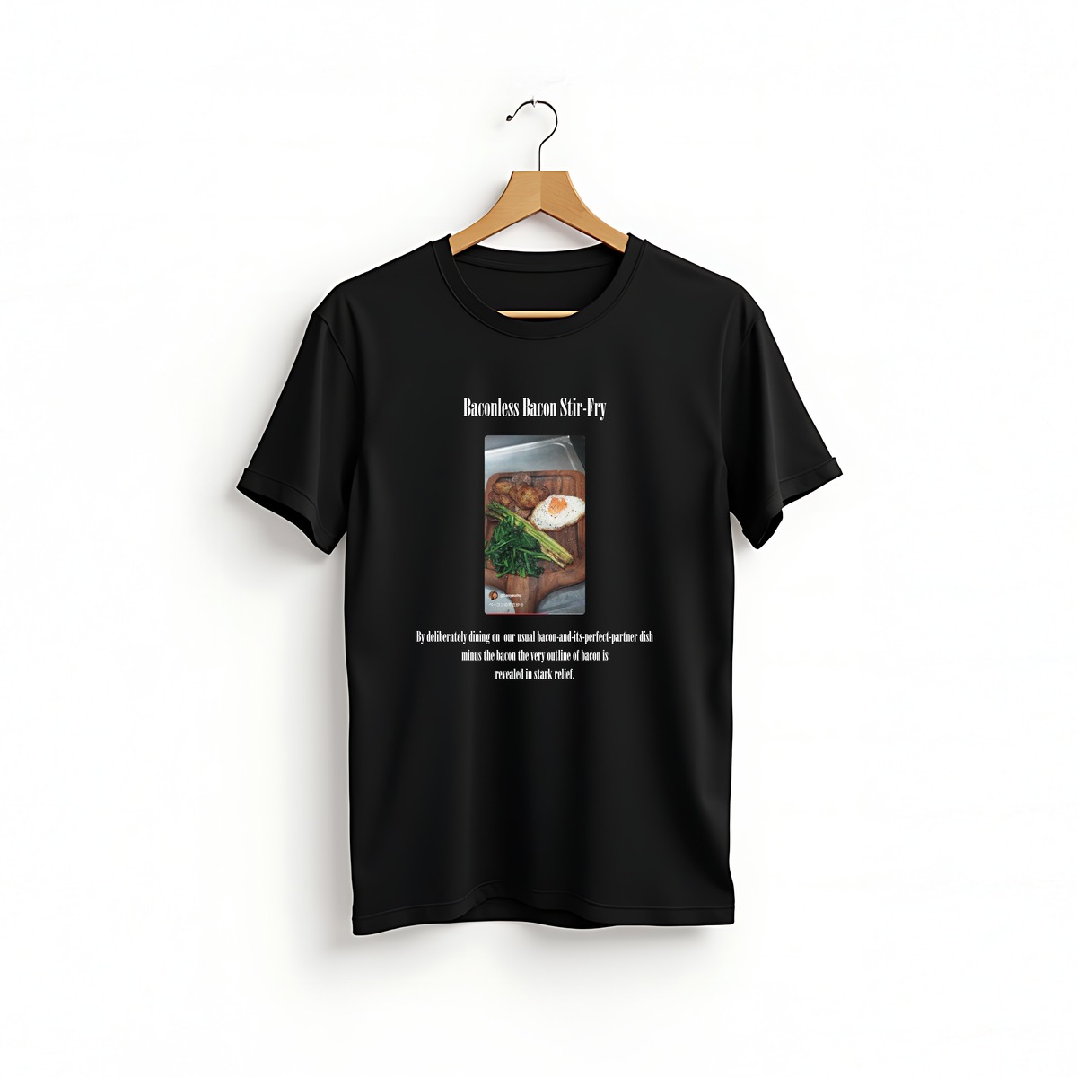バシャT｜ベーコンレス BLACK | basyauma syôten.