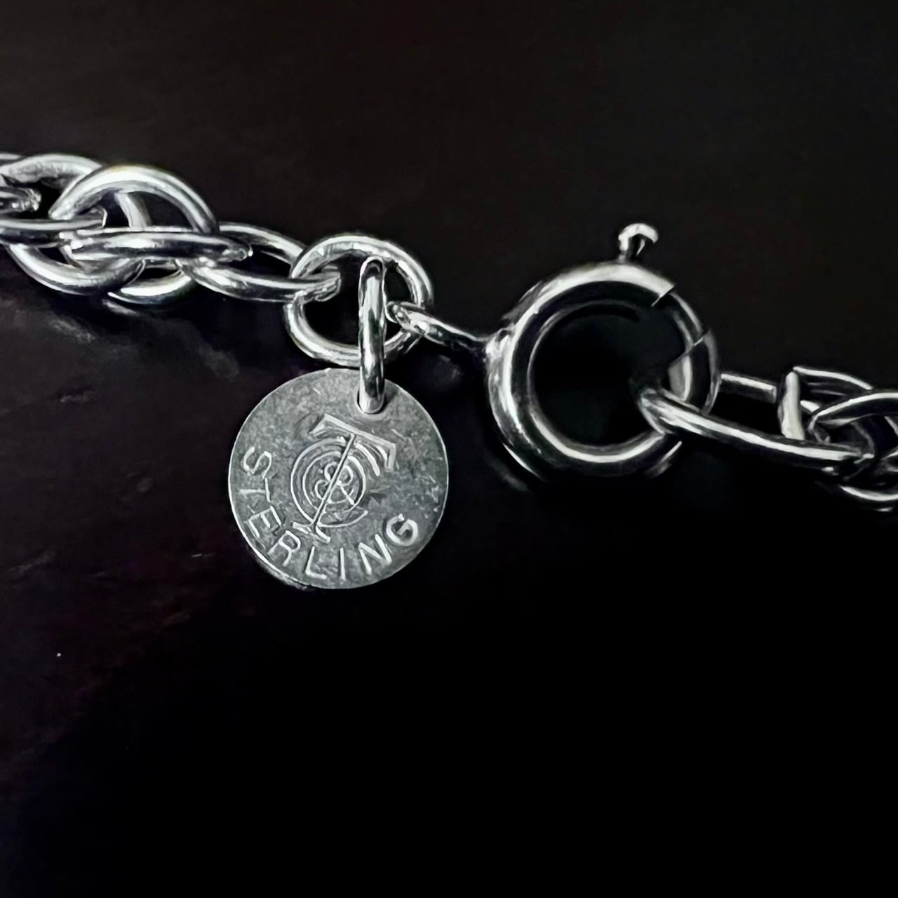 VINTAGE TIFFANY & CO. Twist Rope Chain Necklace Sterling Silver