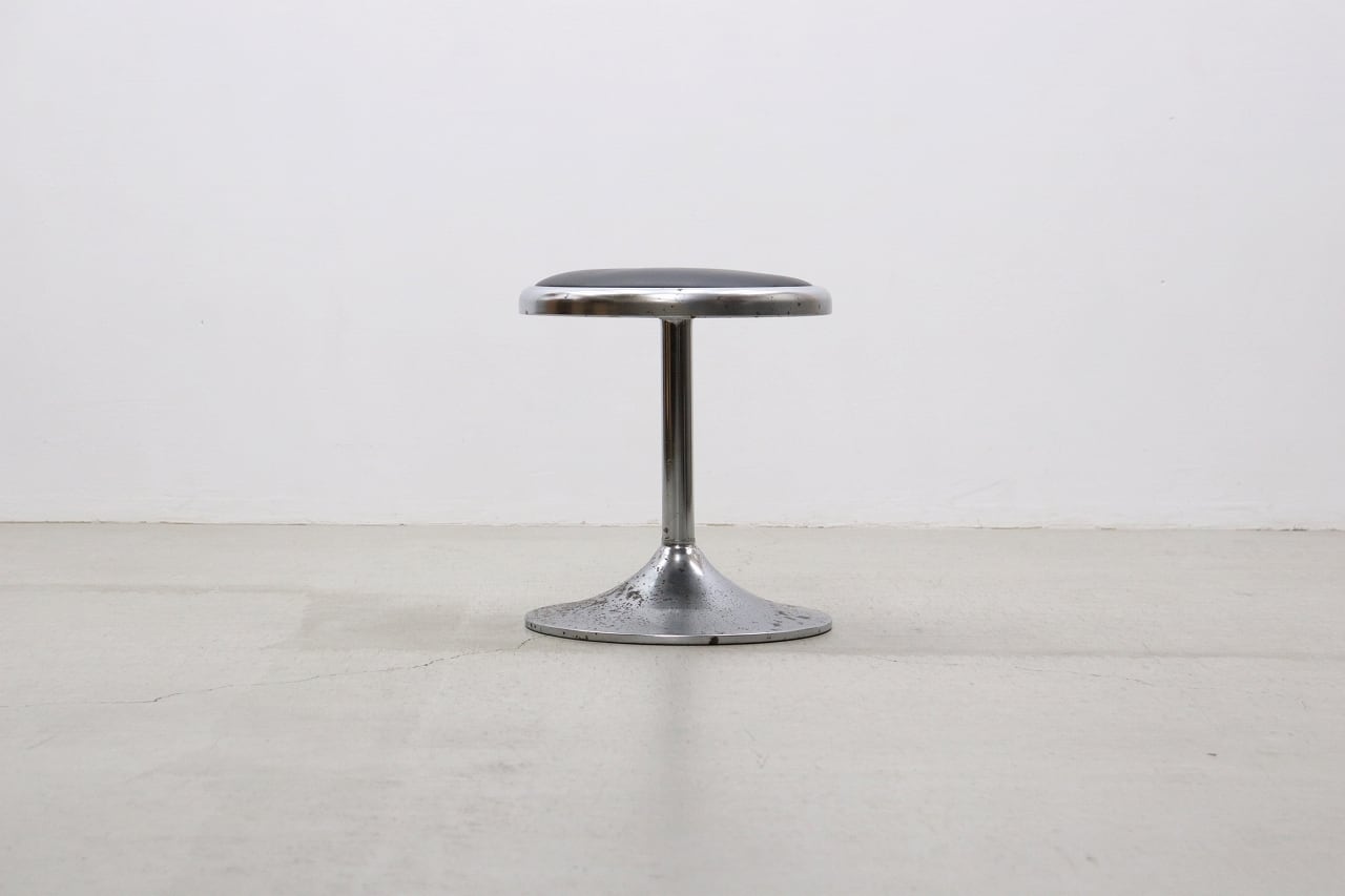 沼津店】レトロ ヴィンテージ 回転スツール ラウンド 円形 ミッド