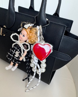 MINI HEART MIRROR CHARM