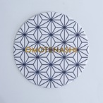 WA [和] COASTER [navy x gold]/&nut/ゴールド/コースター/和