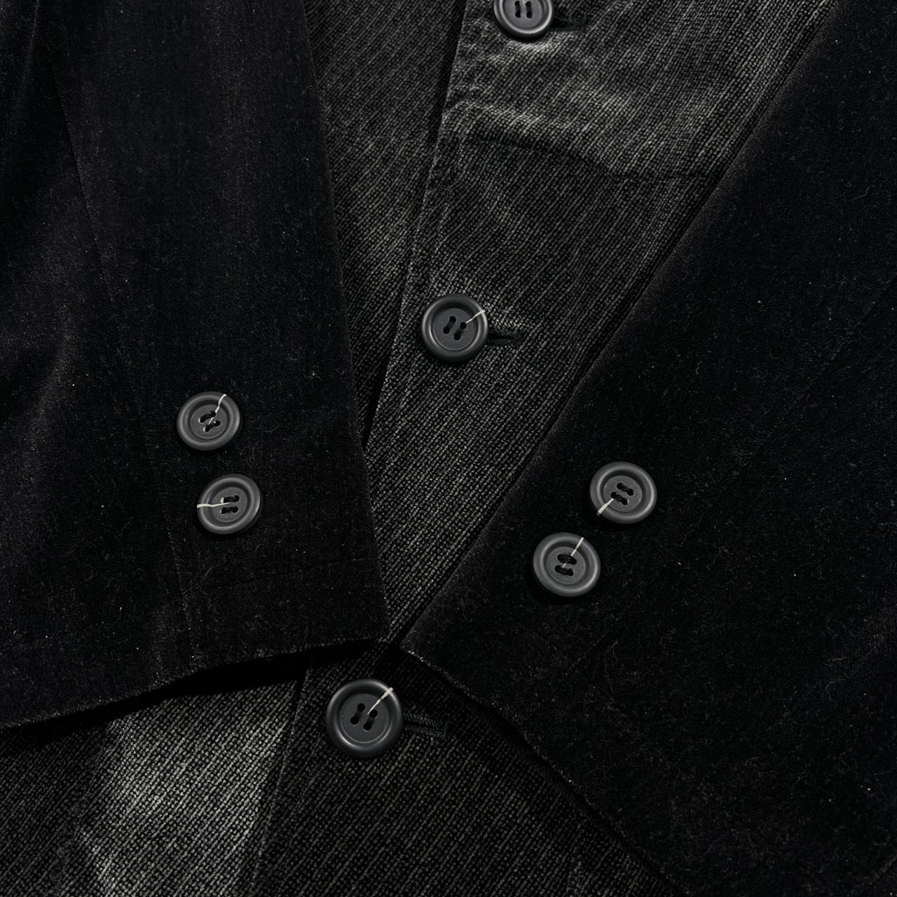 DOLCE ELEGANTE ドルチェ チェック ベロア調 4B ジャケット コート サイズ 46 /メンズ/日本製/ワールド