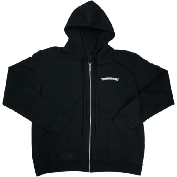 CHROME HEARTS フルジップパーカー　値下げ中‼️早い者勝ち Size【L】 CHROME HEARTS クロム・ハーツ SCROLL NYC FULL ZIP HOODIE