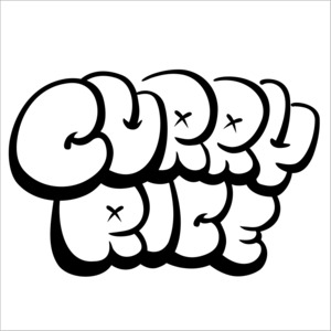 カレーTシャツ [2023] CURRY RICE グラフィティ レタリング デザイン カレーTシャツ