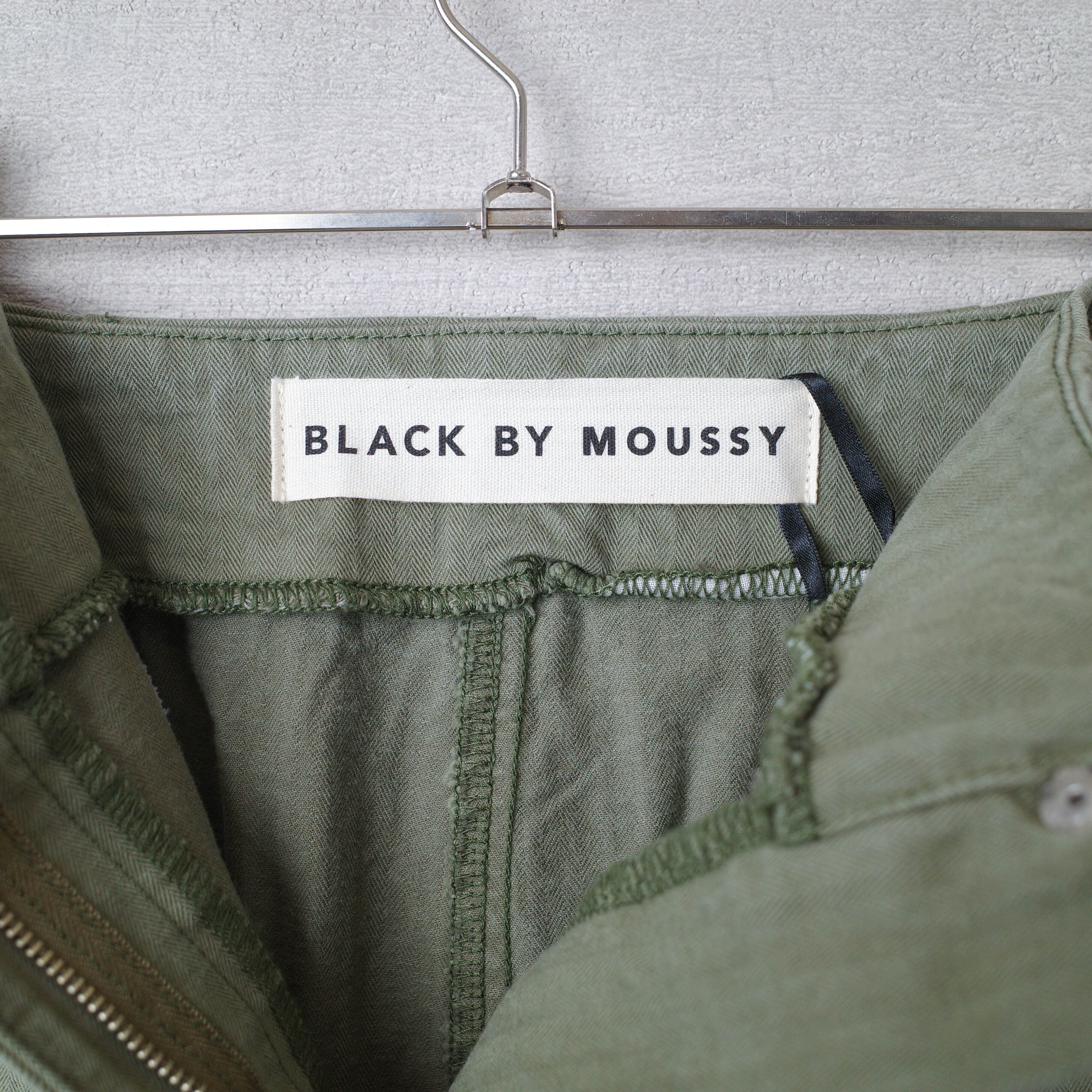 [NEW] BLACK by MOUSSY	JAPAN MADE HERRINGBONE PENCIL SKIRT KHAKI　070BA311-0030