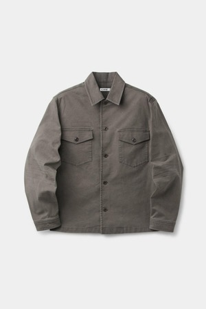 [COOR] Garment Washed Fatigue Shirt (Washed Khaki) 正規品 韓国ブランド 韓国通販 韓国代行 韓国ファッション クール クーア クアー 日本 店舗