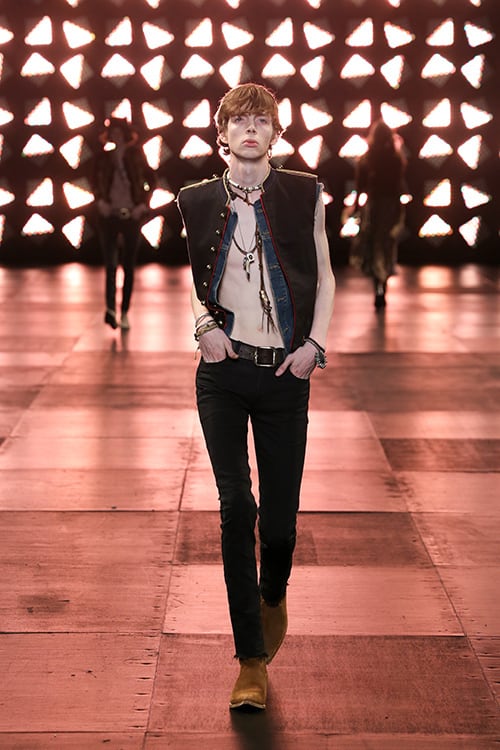 SAINT LAURENT by Hedi Slimane - SS15 Suede Side-Zip Boots 43