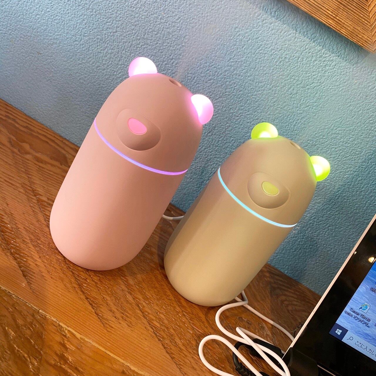 光る！ベアUSB加湿器 ￥1900＋tax