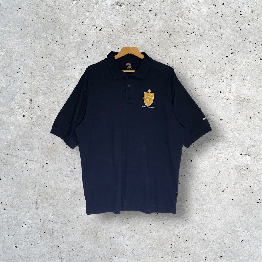NIKE ナイキ DRI-FIT カレッジ刺繡 CENTRAL CATHOLIC 半袖 ポロシャツ