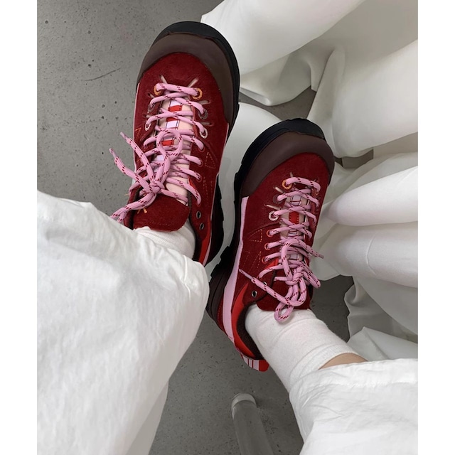 Lace-Up Strawberry Chocolate Sneakers
