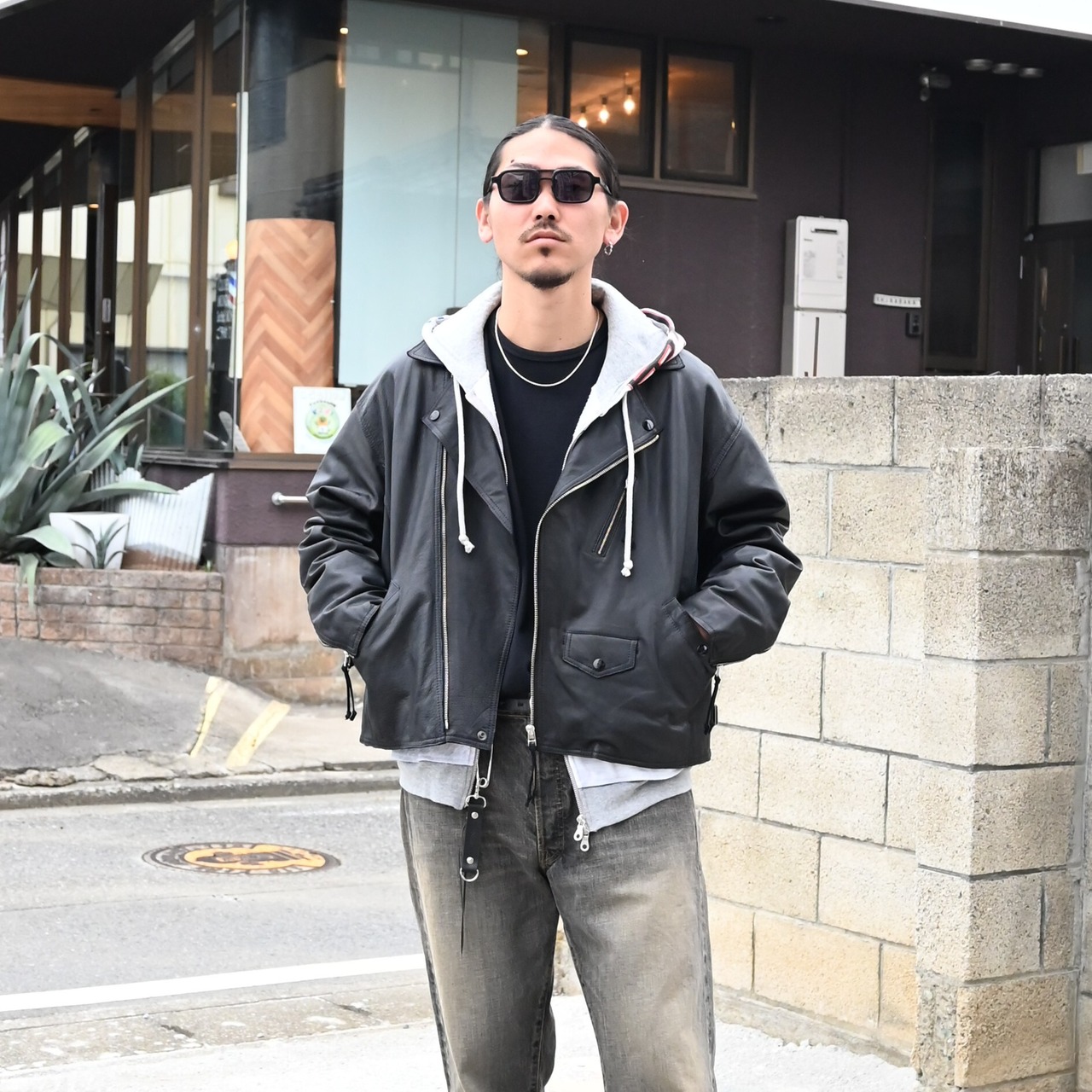 CCU(シーシーユー),sandwater(サンドウォーター)ダブルライダースジャケットstyle