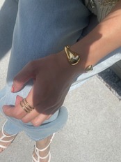 metal cuff bangle