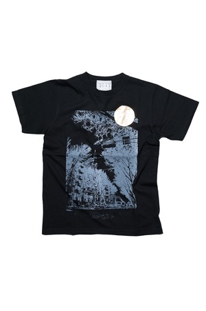 NO.1017　代々木上原東京ジャーミィ前のTシャツ【東京】【XSサイズ】
