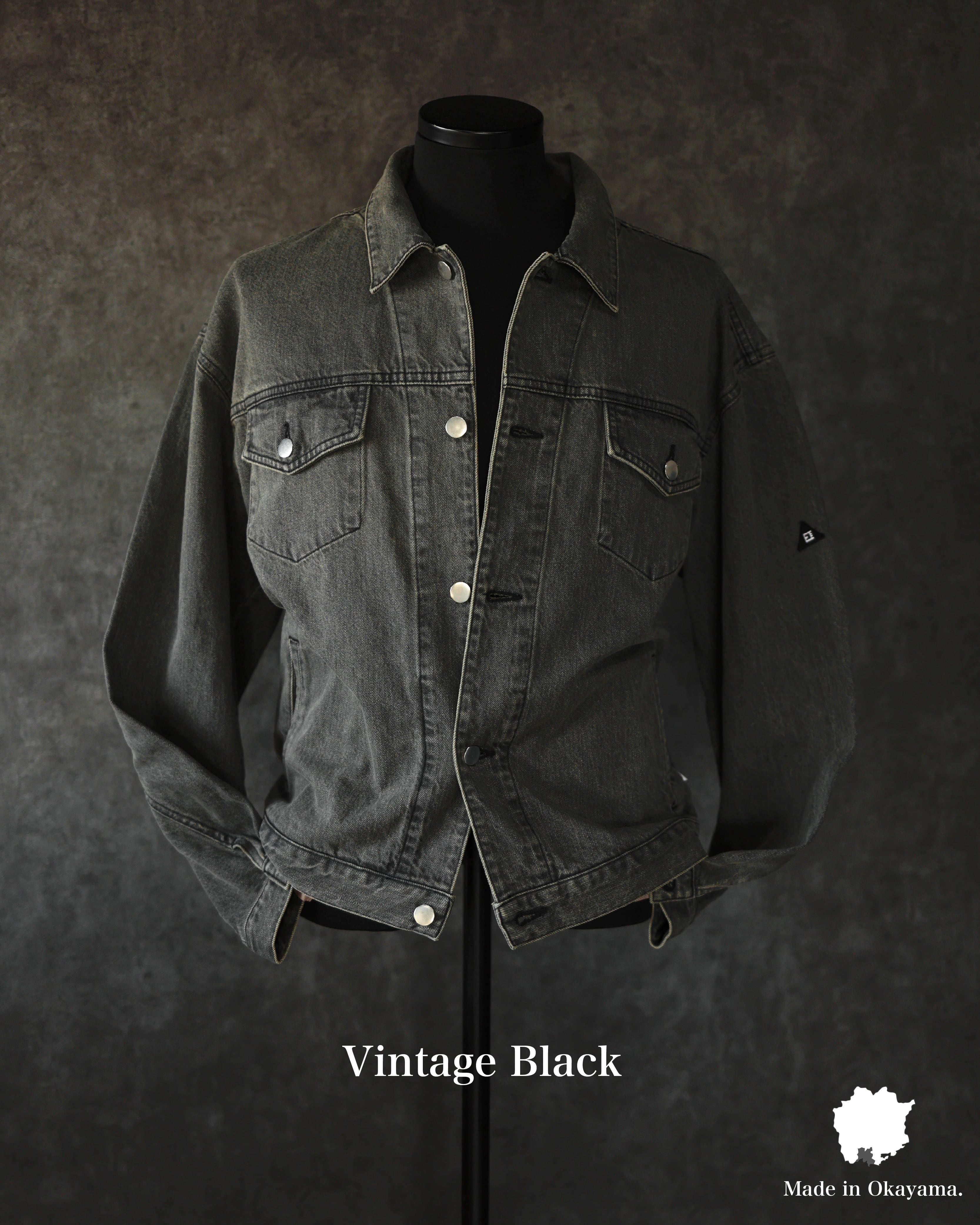 KV-571】Okayama Denim Vintage Over Jacket【オーバーシルエット