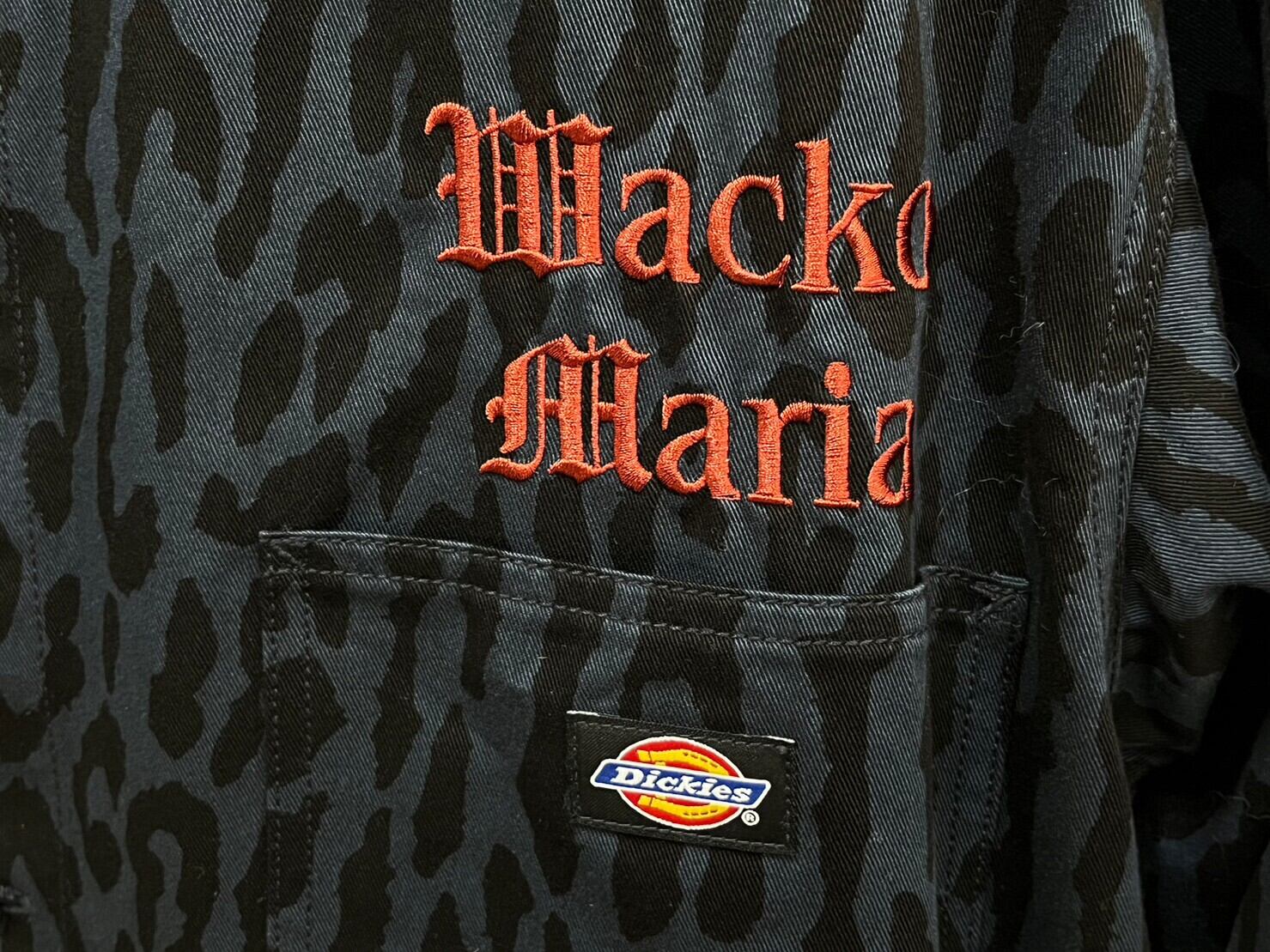 WACKO MARIA × DICKIES LEOPARD COVERALL NAVY MEDIUM 73933 | BRAND  