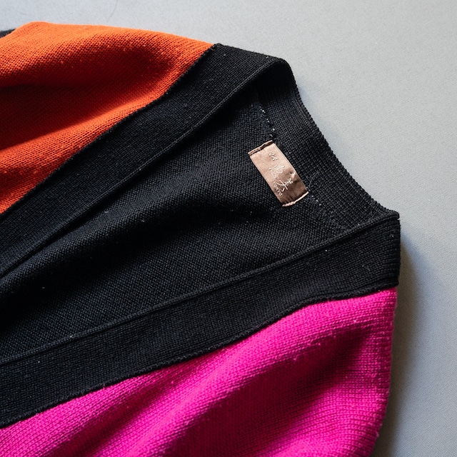 "マイ恵美 tokyo" used Asymmetry color cardigan