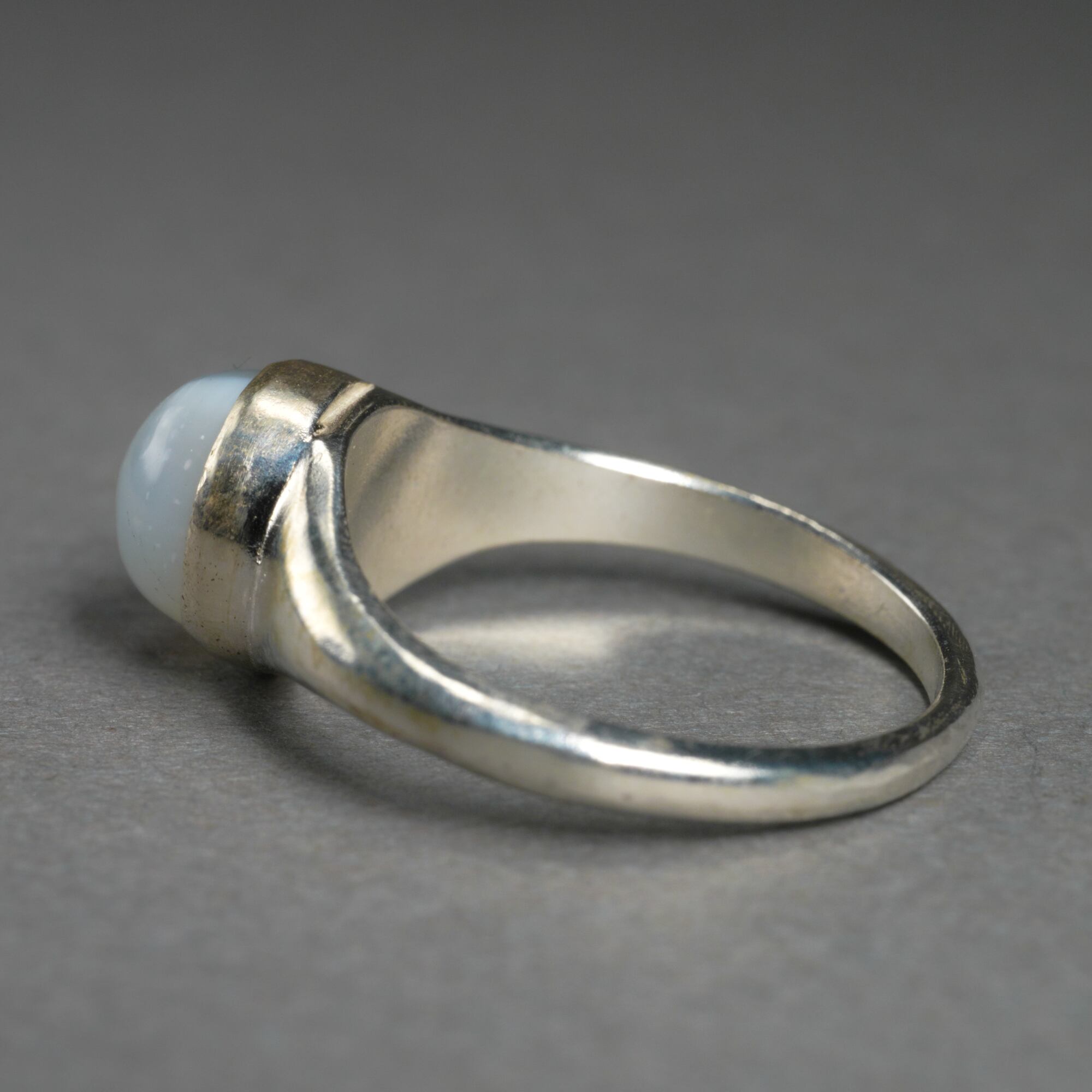 1点もの】四分一銀リング #11 オパール キャッツアイ | GARAGE