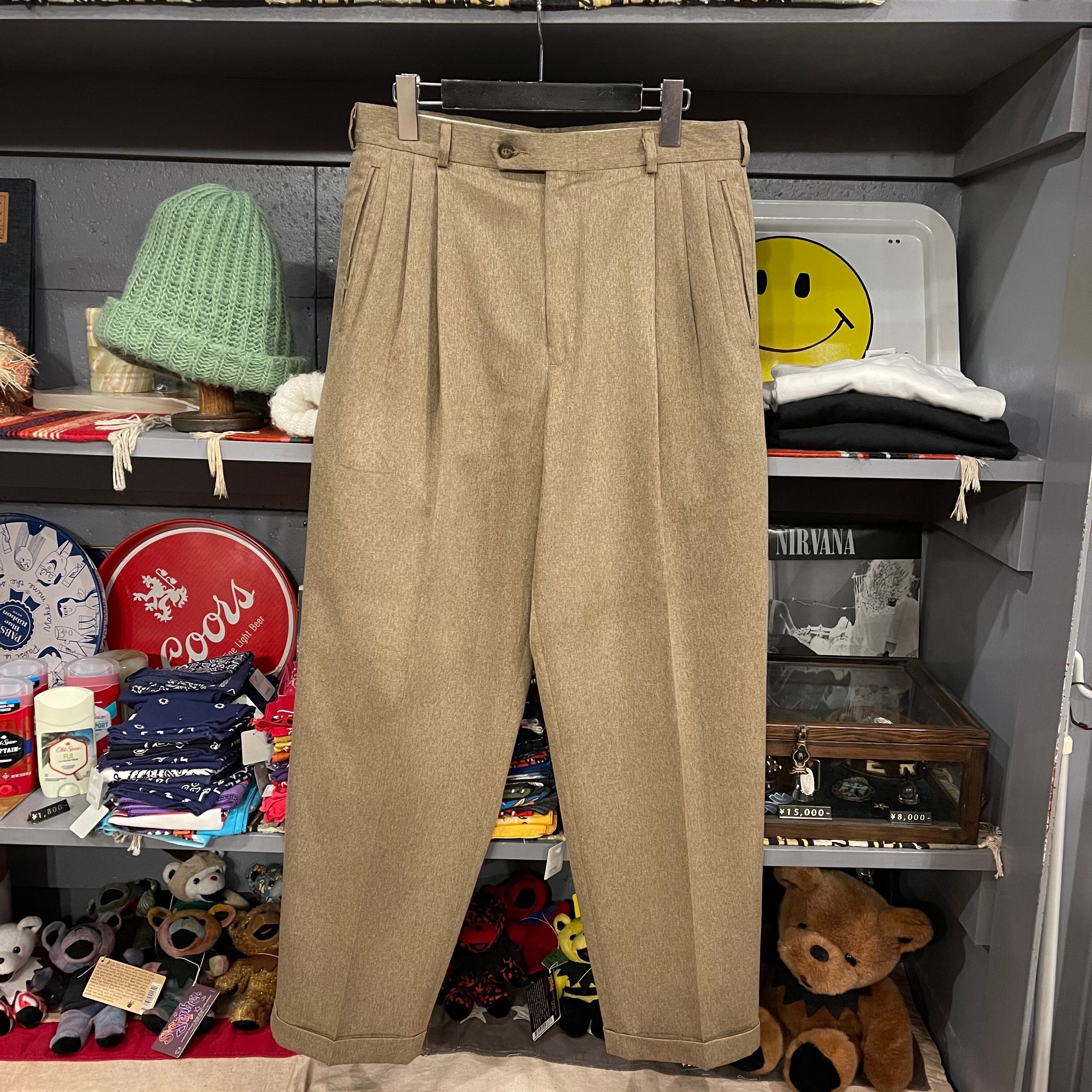 90s SLATES 3 Tuck Slacks | VOSTOK