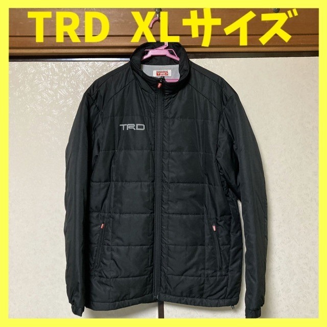 トヨタ TRD 中綿ジャケット アウター 黒 ブラック メンズ XLサイズ 