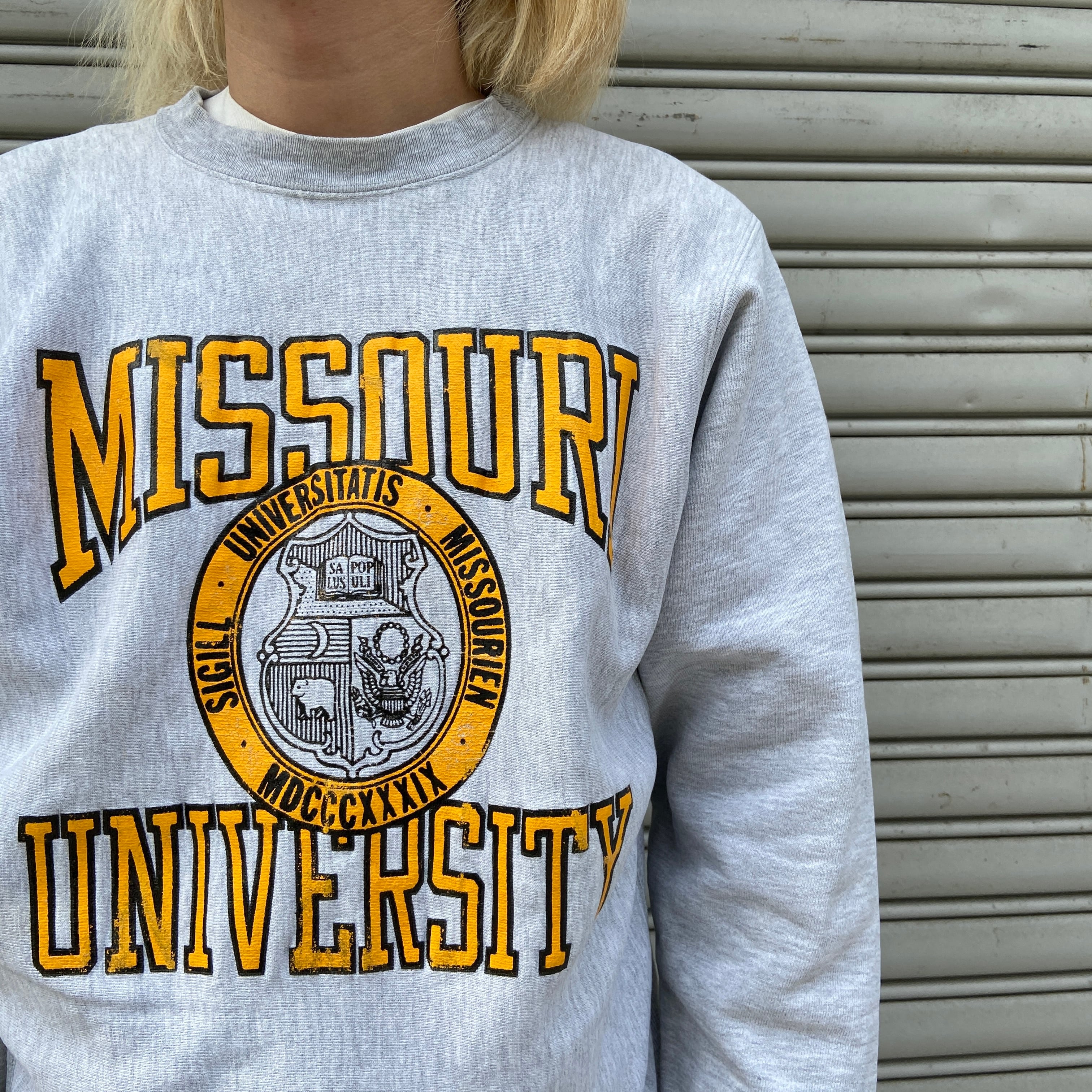 USA製 80s チャンピオン リバースウィーブ スウェットシャツ M 80s USA製 チャンピオン リバースウィーブ USMA スウェット