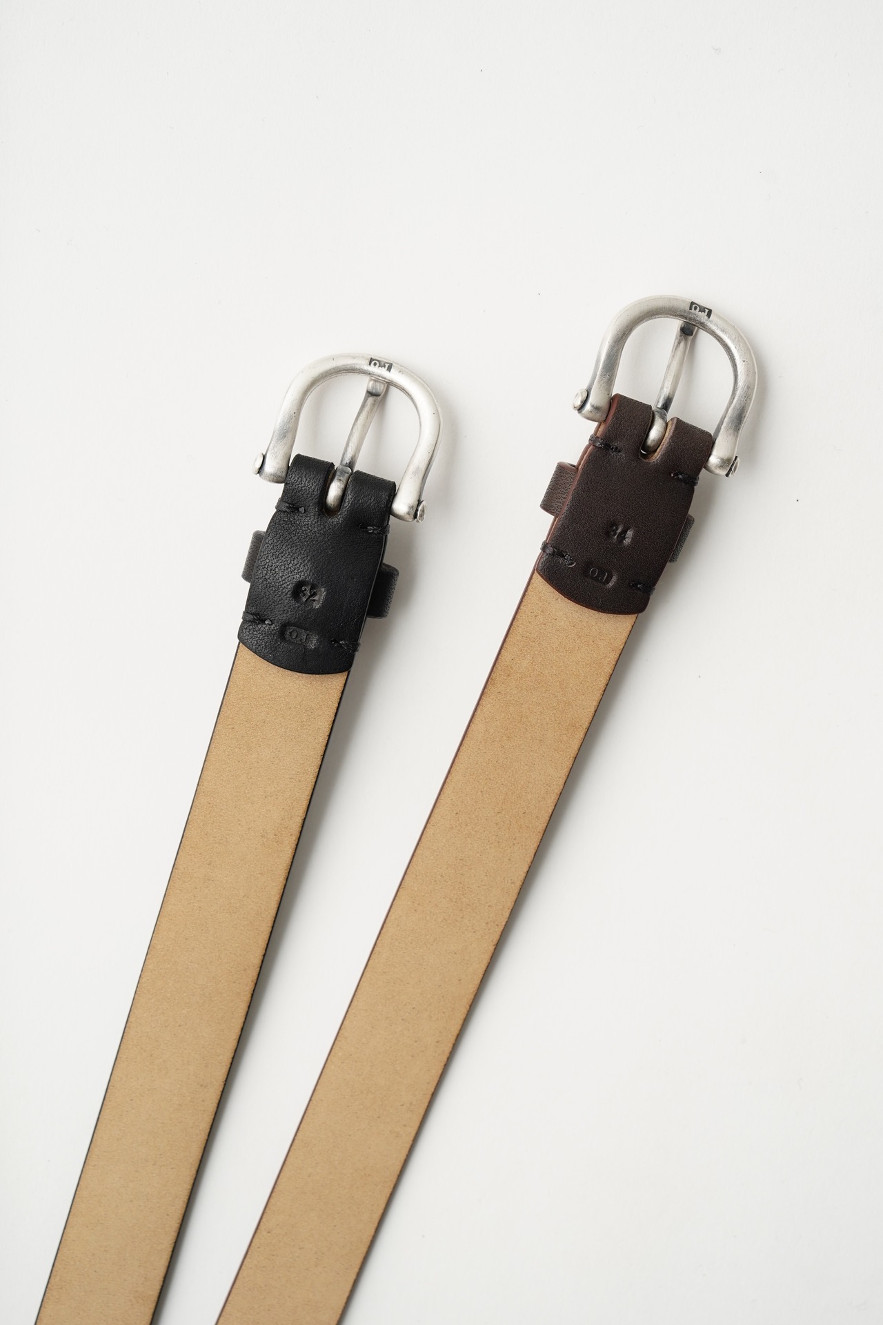 OLD JOE / STUNNING LEATHER SKINNY BELT