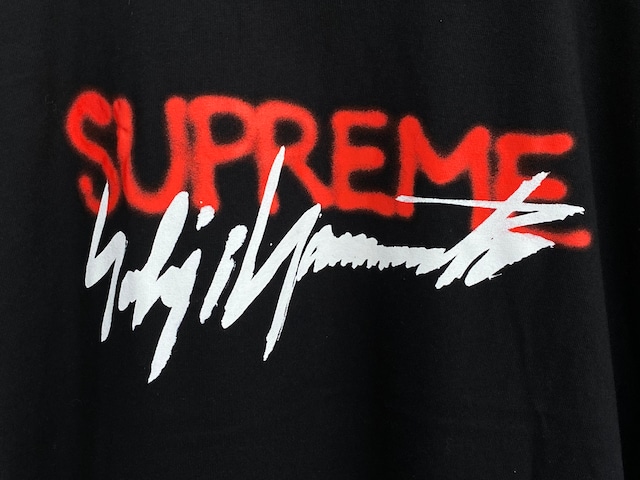 Supreme 20AW × YOHJI YAMAMOTO LOGO TEE BLACK MEDIUM 60JL1892