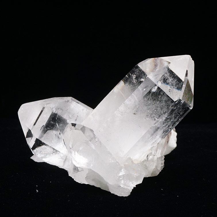 水晶 クラスター アーカンソー産 水晶 原石 一点物 272-276