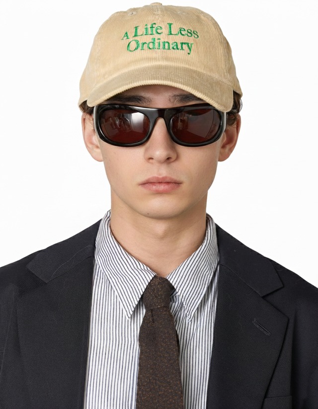 "A Life Less Ordinary CAP "CORD"〔SAND×GREEN〕"