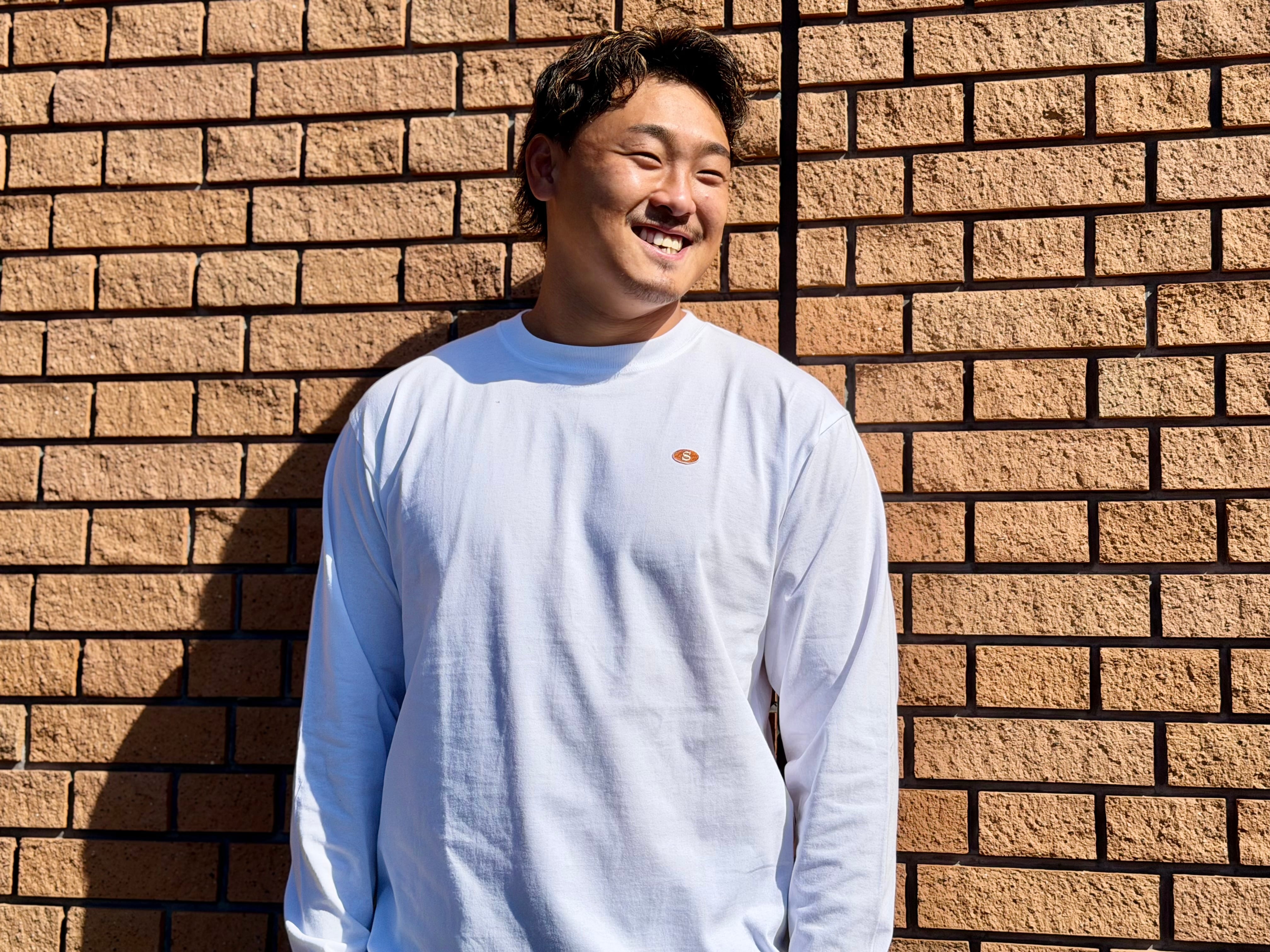 ScrumTime patch ロングTシャツ 白