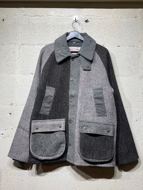 ca4 Harris Tweed Country Jacket サイズ2 GRAY