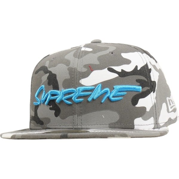 Supreme Chip 広まら Camo Camp Cap grey