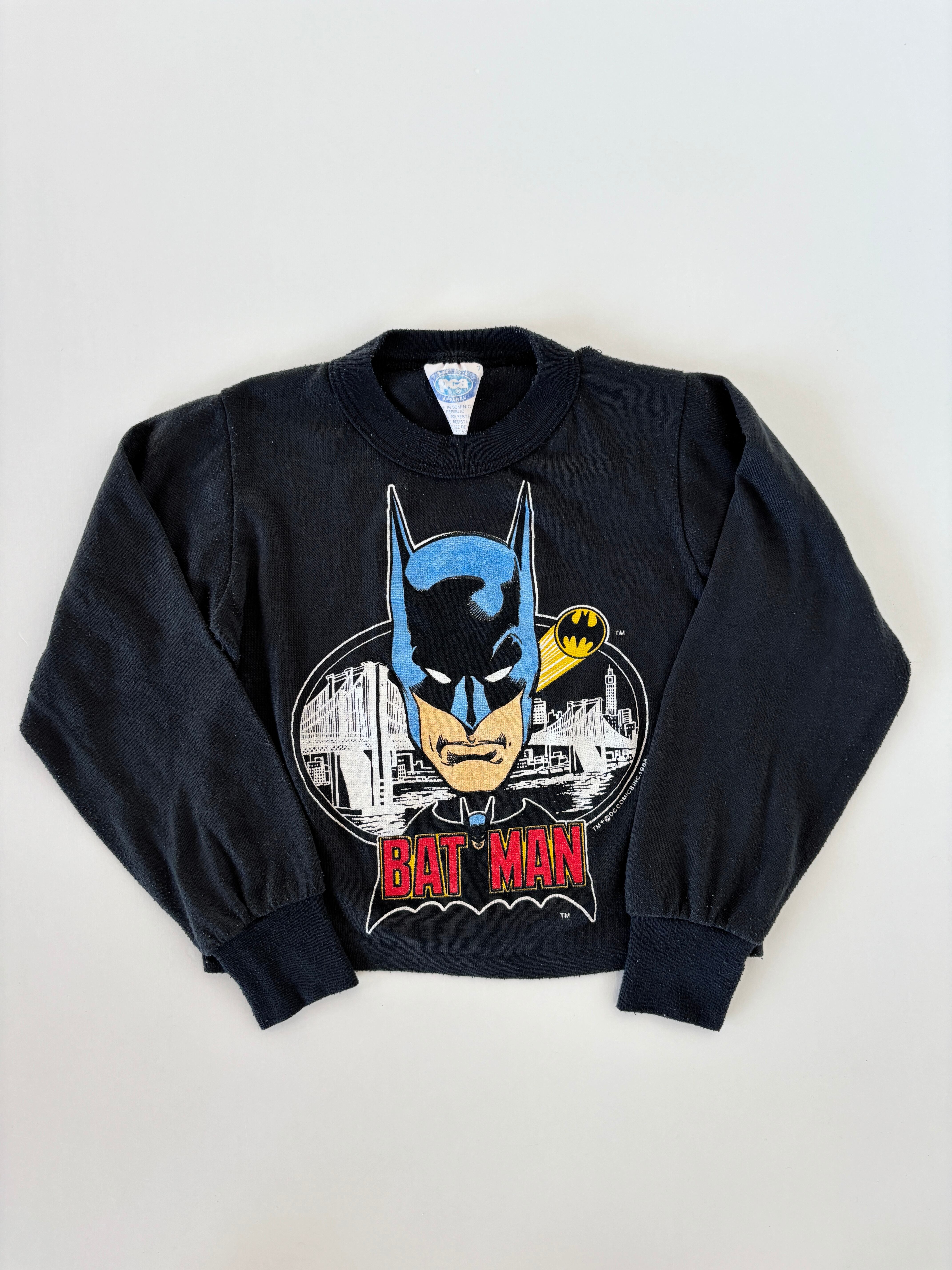 【2T相当・vintage】BAT MAN ロンtee