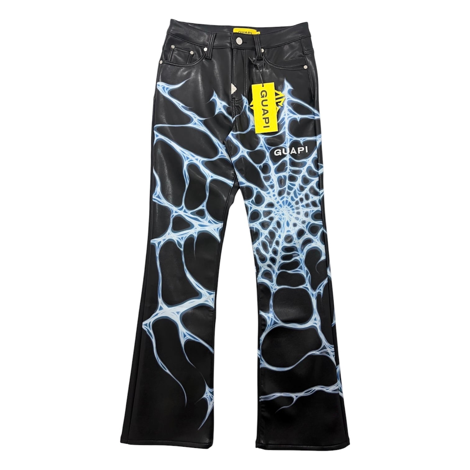 GUAPI -Obsidian Black Warpath Leather Pant- | Highflyer