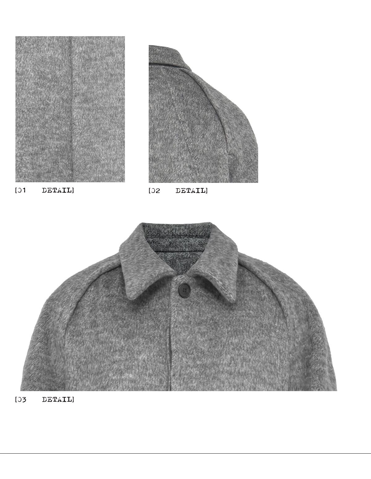 JCAESAR STUDIO Wool Priest Coat | 匁.Store