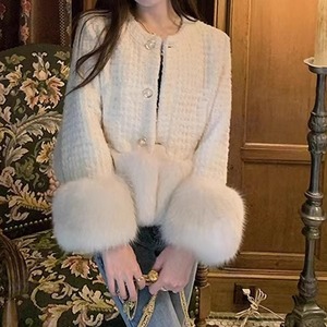 eco fur volume sleeve jacket(2color)＜j1746＞