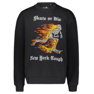 Haculla SKATE OR DIE CREWNECK(BLACK)