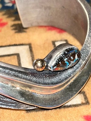 AARON ANDESON sv × k14 tufacast bangle set with ithaca peake turquoise