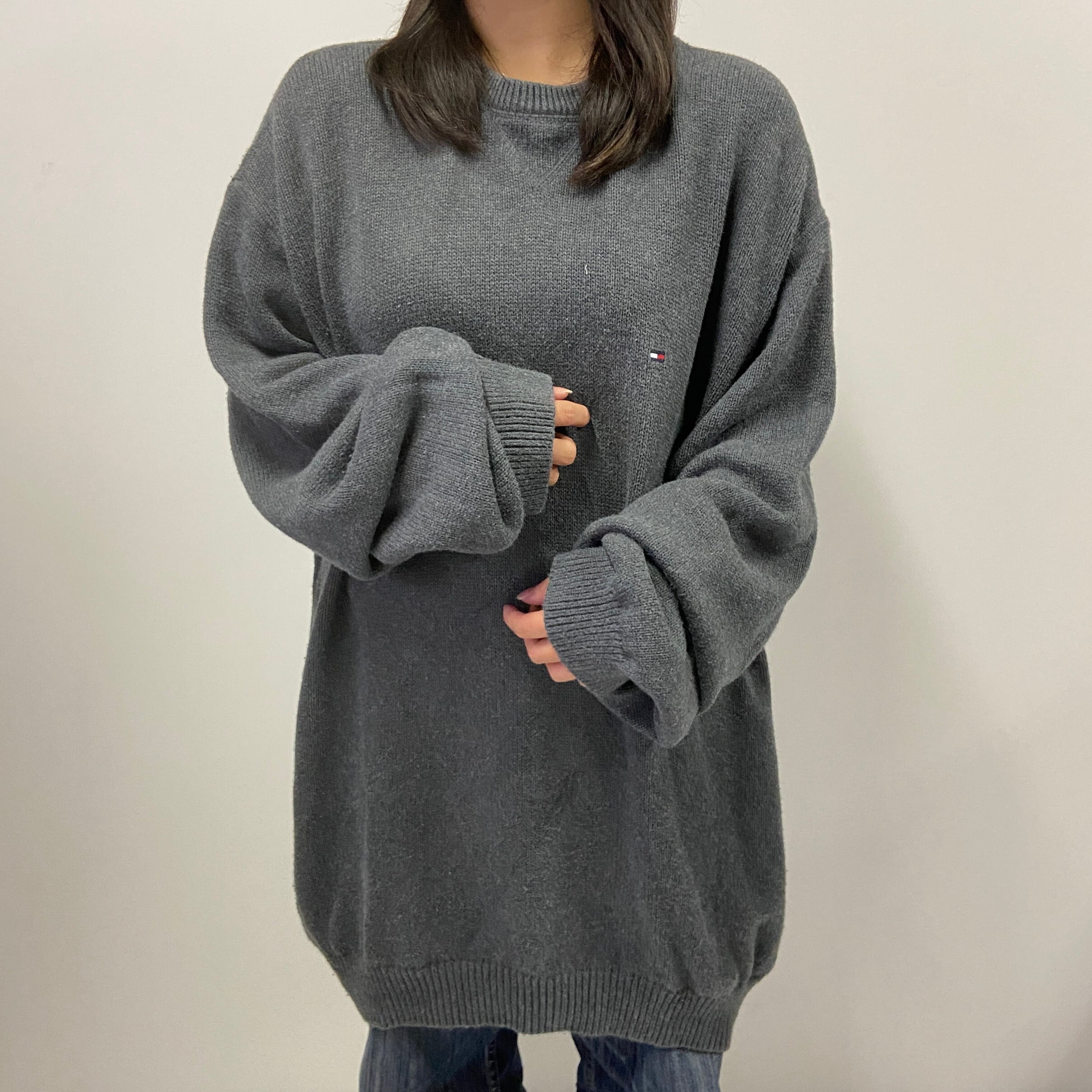 ビッグサイズ 90年代 TOMMY HILFIGER トミーヒルフィガー ワンポイント