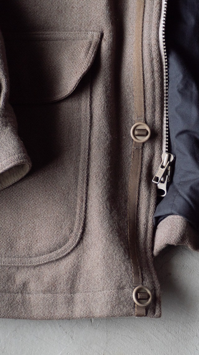 "trekka" used Wool nylon sports jacket