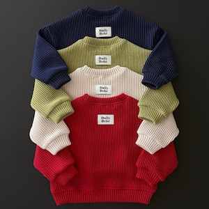 【2点送料無料】«予約»«ジュニアサイズあり»«daily bebe» リブmtm 4colors