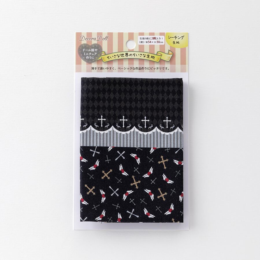 ドール服用生地 ゴシッククロス(TTF-17) Decora Doll デコラドール