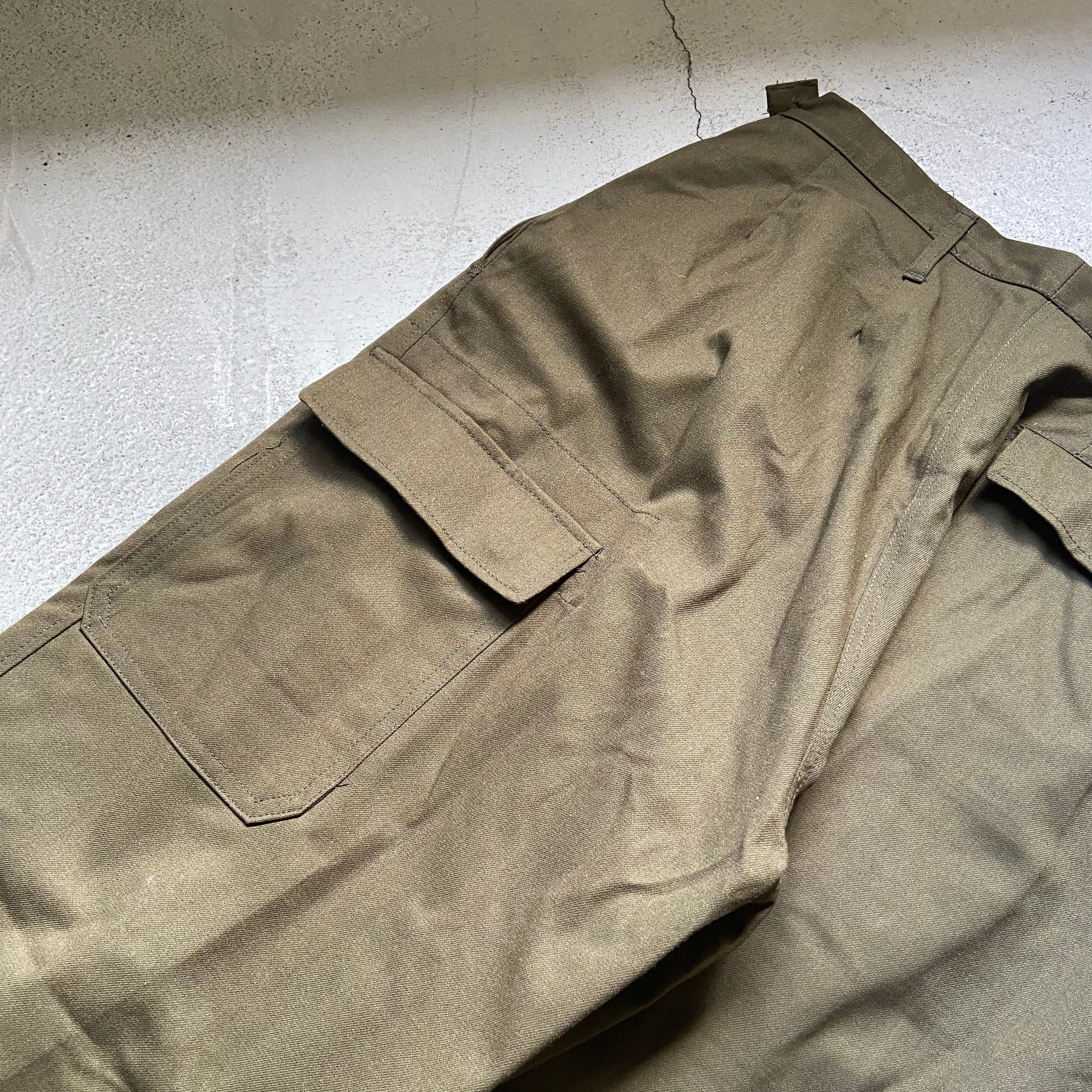 dead stock】80's Czech military design cargo pants | N.vintage